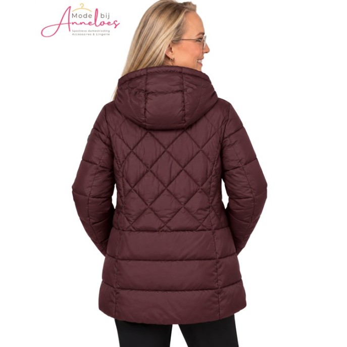District winterjas Macaron LM11310 Dark Burgundy District winterjas Macaron LM11310 Dark Burgundy